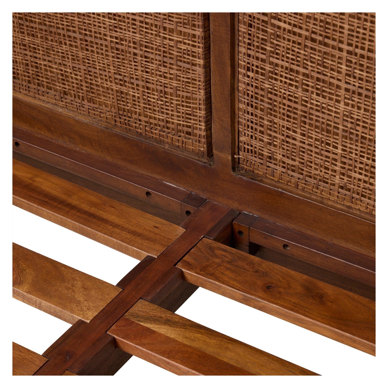 Four Hands Sondo Cocoa Cane Bed