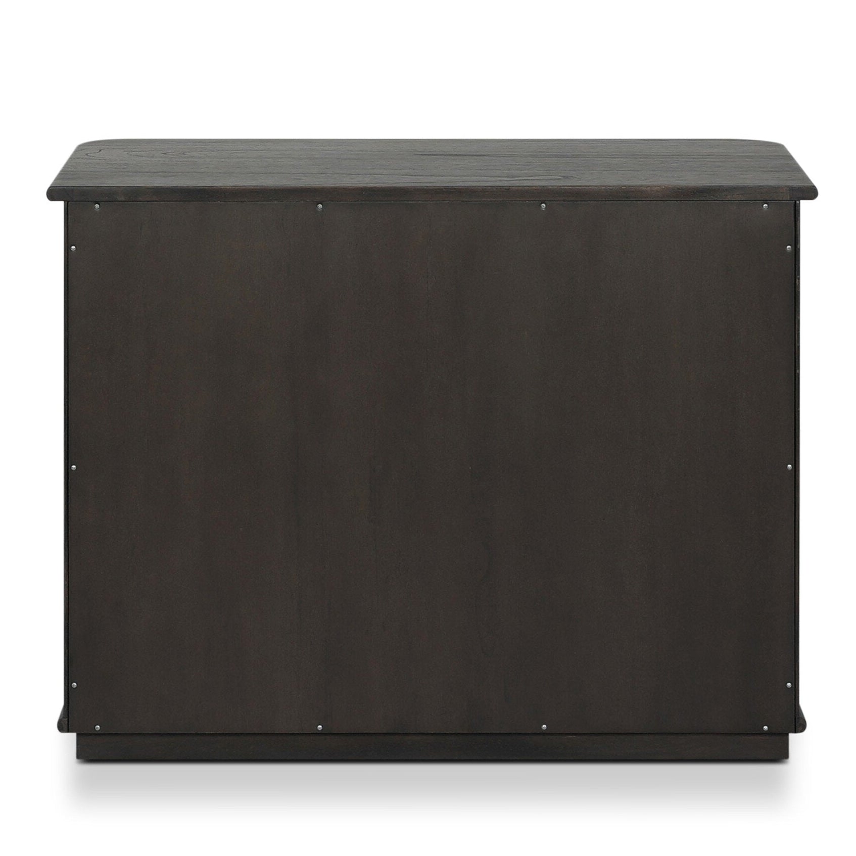 Four Hands Ona Smoked Black Mindi Nightstand - back view