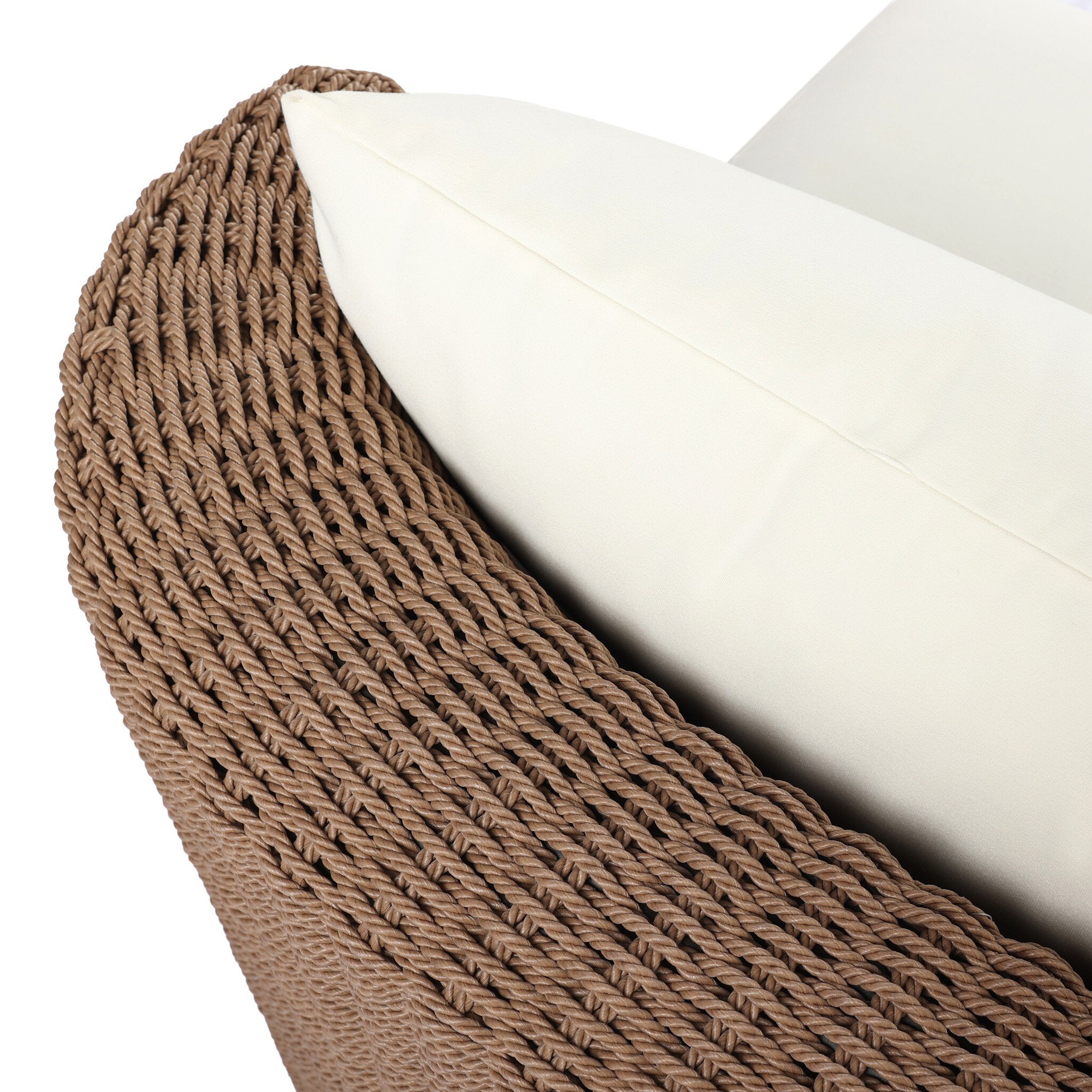 Four Hands Somers Arashi Salt Outdoor Chair - detail view 4