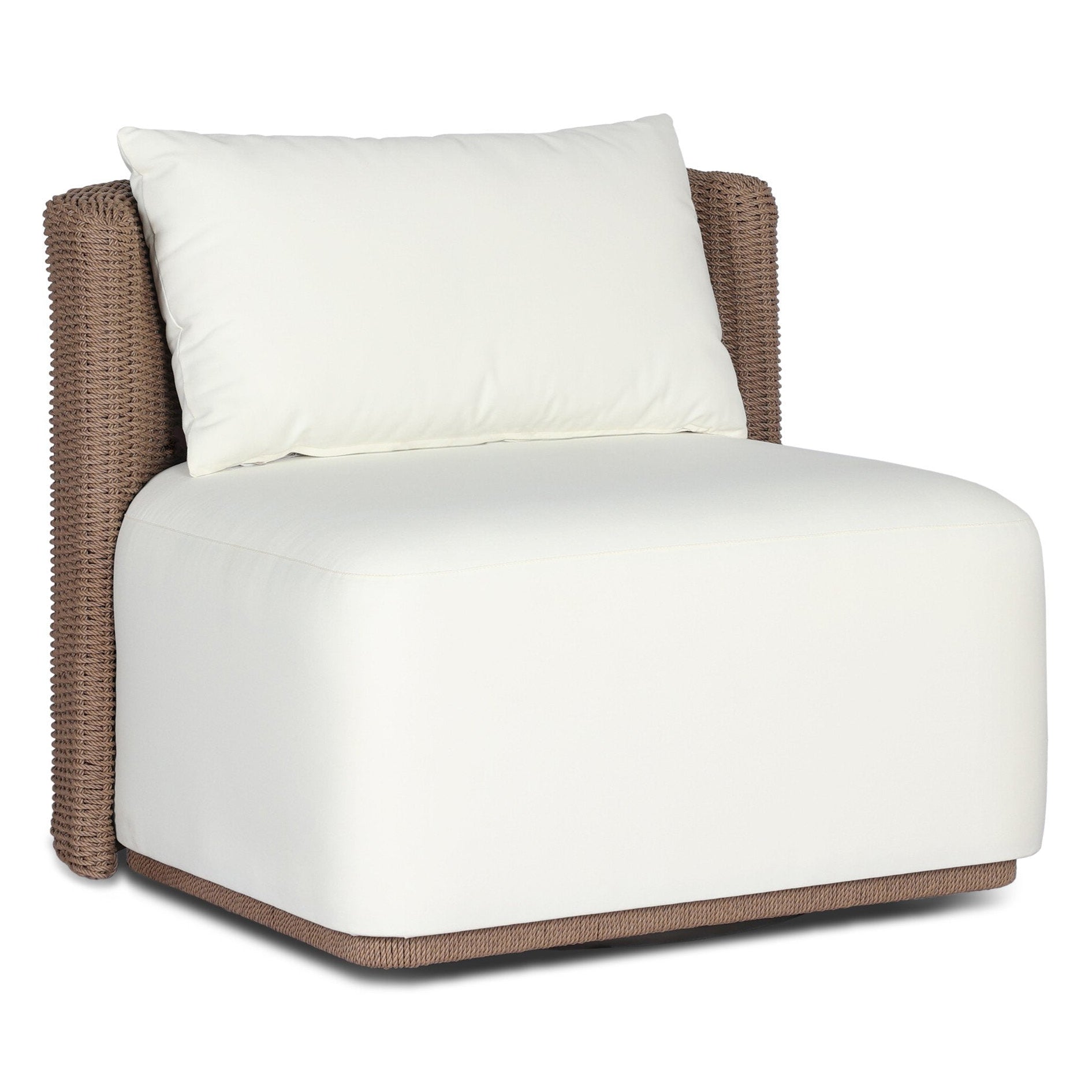 Four Hands Somers Arashi Salt Outdoor Chair - styled view