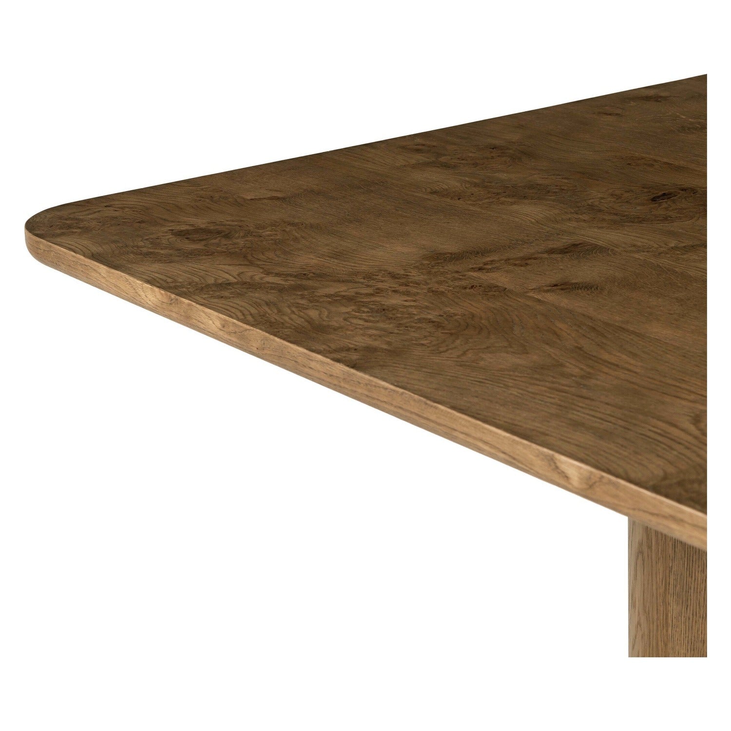 Four Hands Morley Rye Medium Burl Dining Table