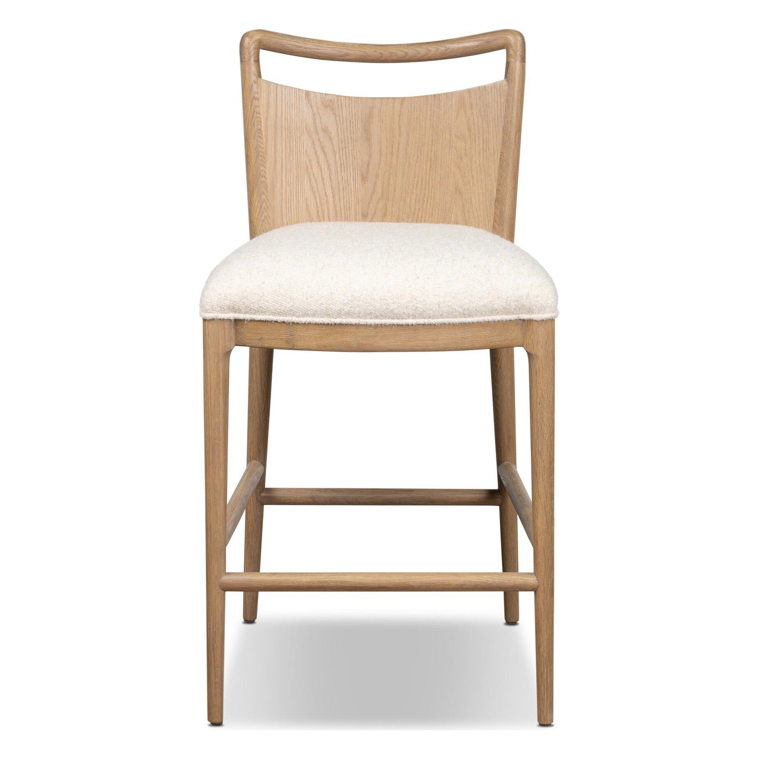 Four Hands Jessen Charter Oatmeal Counter Stool Set of 2
