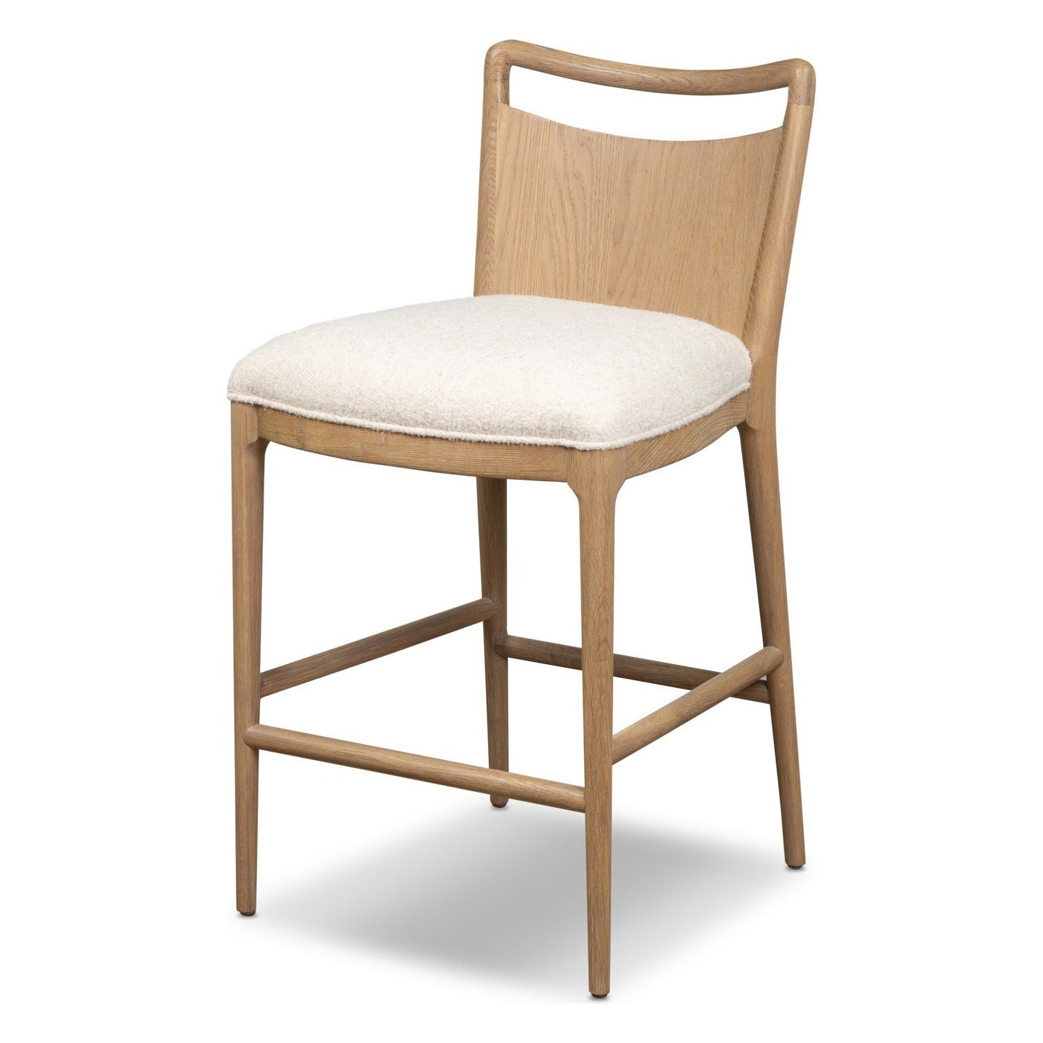 Four Hands Jessen Charter Oatmeal Counter Stool Set of 2