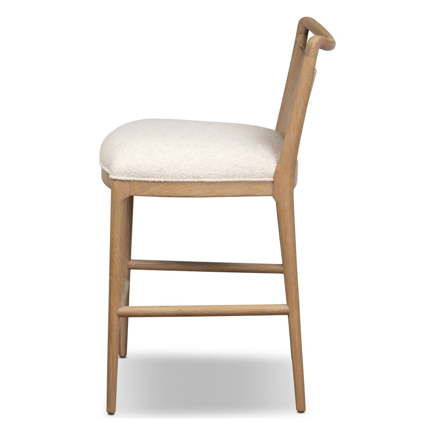 Four Hands Jessen Charter Oatmeal Counter Stool Set of 2