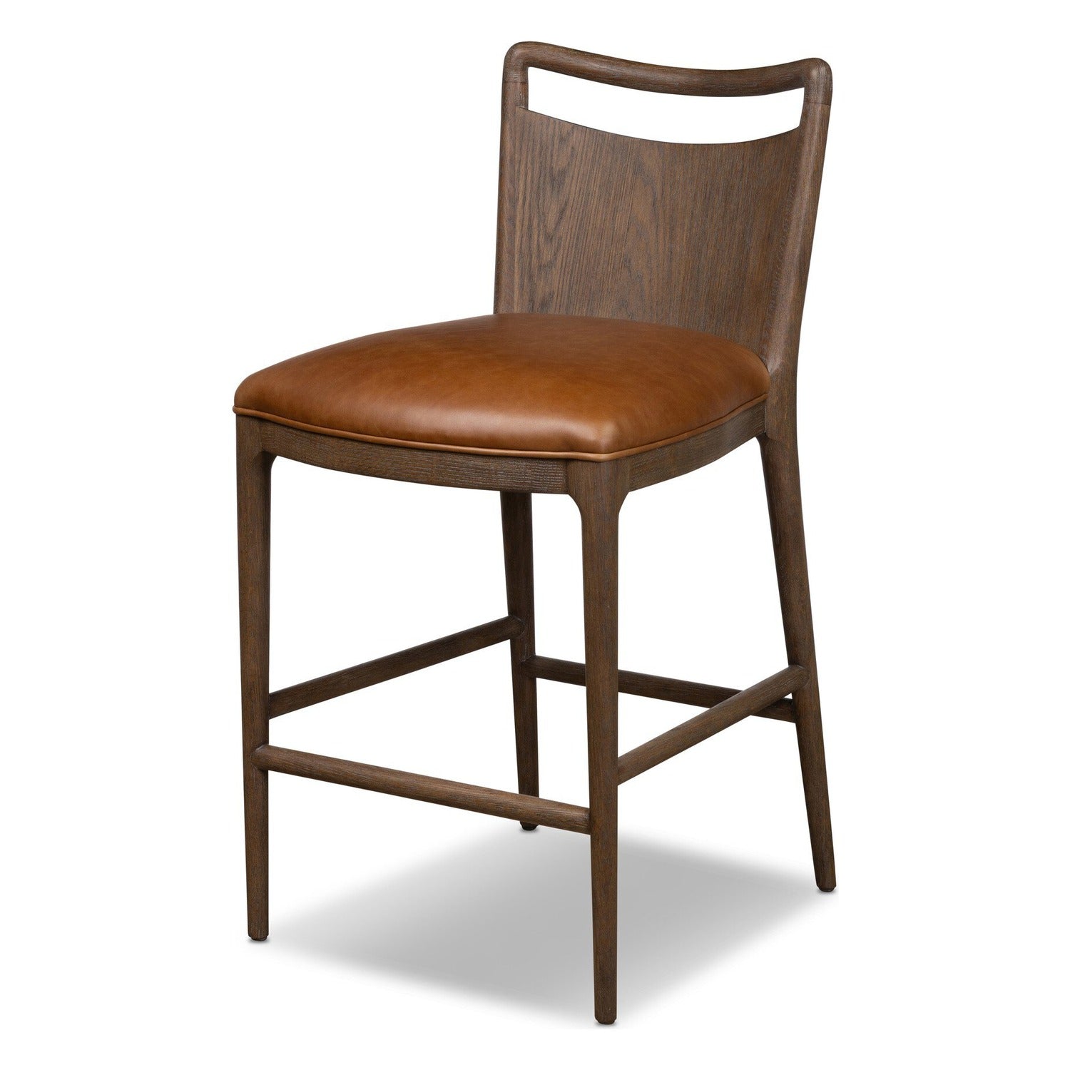 Four Hands Jessen Sonoma Chestnut Counter Stool Set of 2