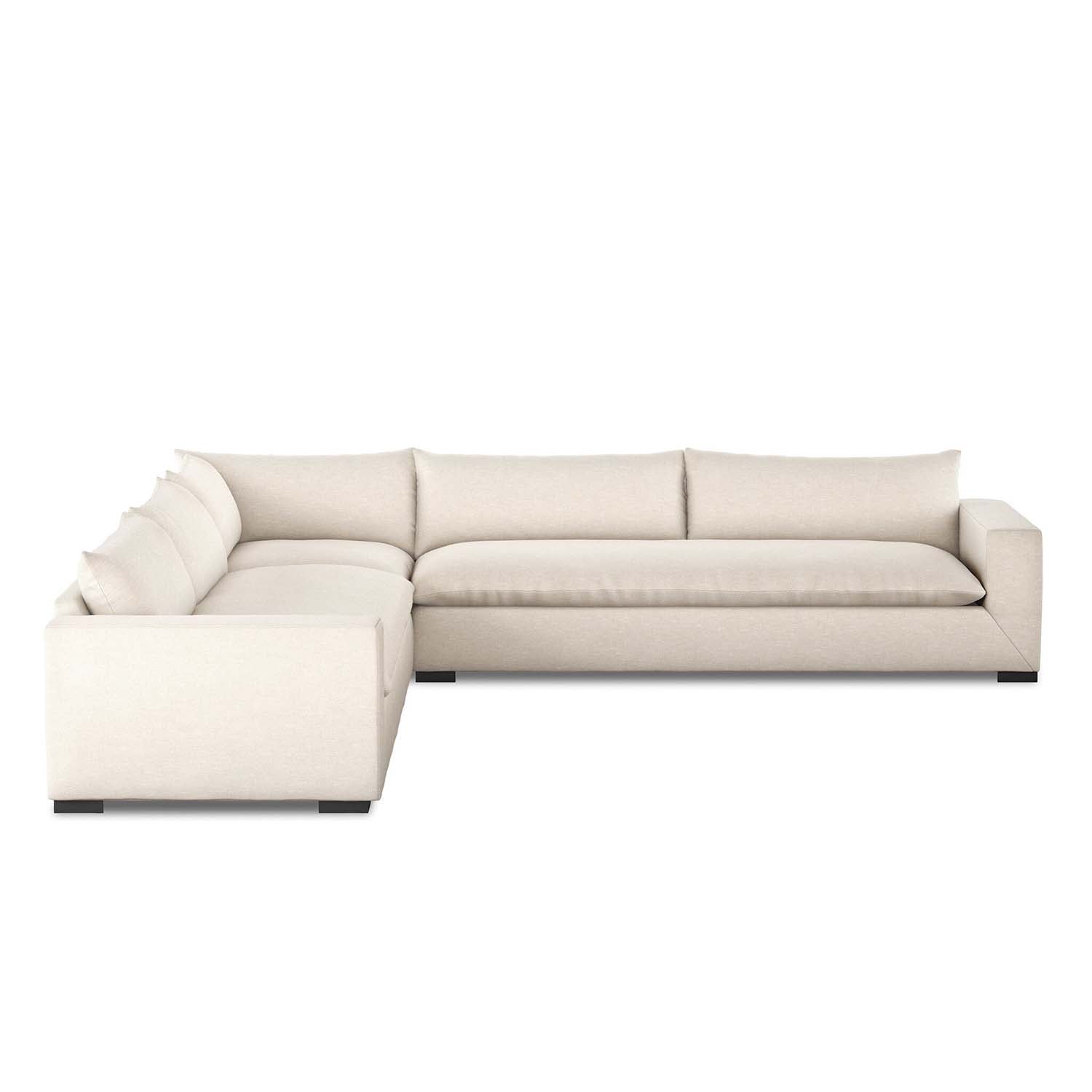 Four Hands Grant 3 Piece Sectional Sofa with Arms