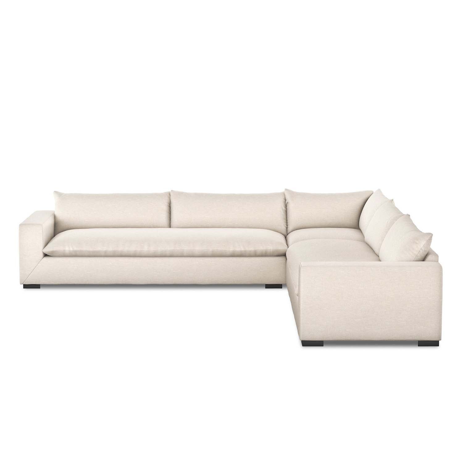 Four Hands Grant 3 Piece Sectional Sofa with Arms