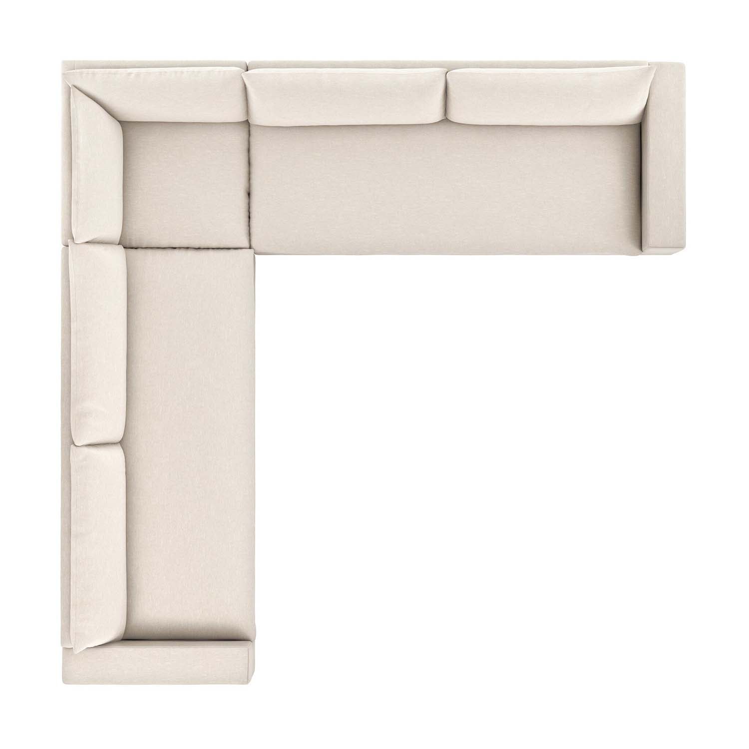 Four Hands Grant 3 Piece Sectional Sofa with Arms