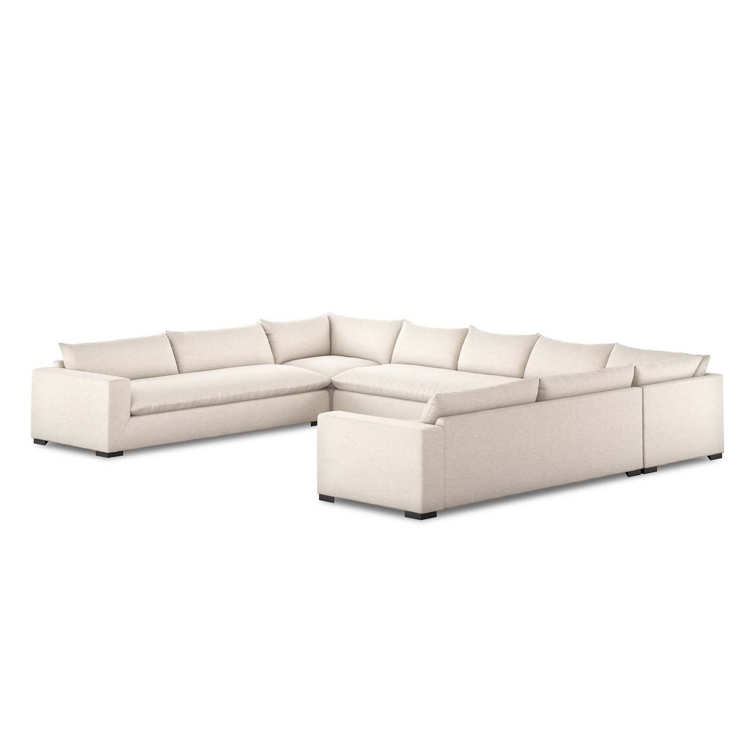 Four Hands Grant 5 Piece Sectional Sofa with Arms
