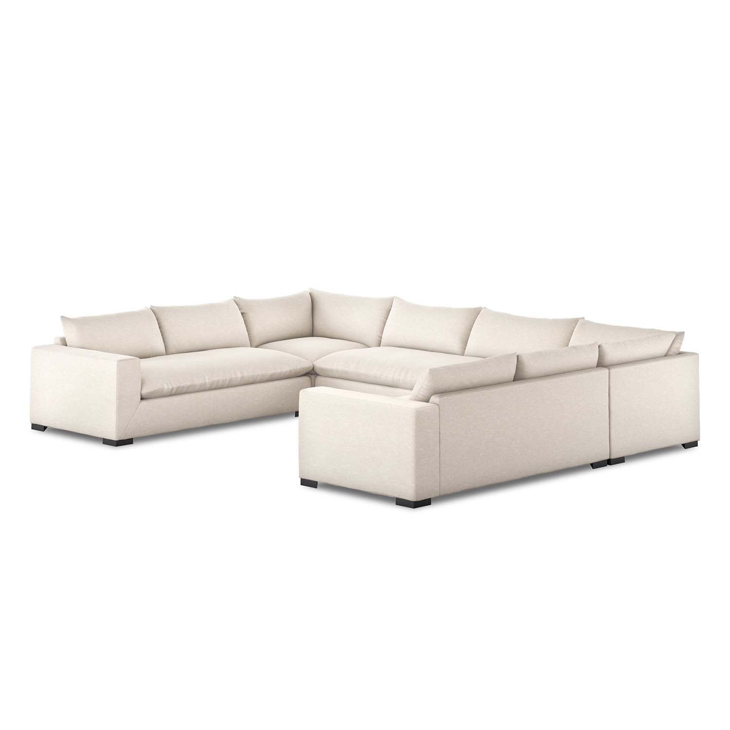 Four Hands Grant 5 Piece Sectional Sofa with Arms