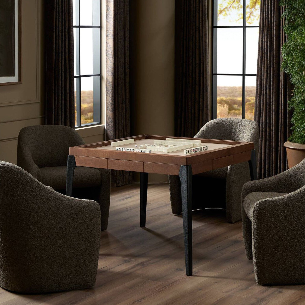 Four Hands District Eight Mahjong Table