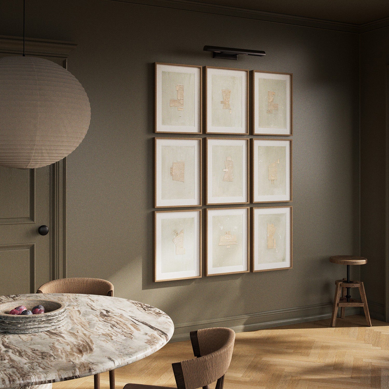 Jade Dacay x Four Hands Galactic Set of 9 Framed Wall Art