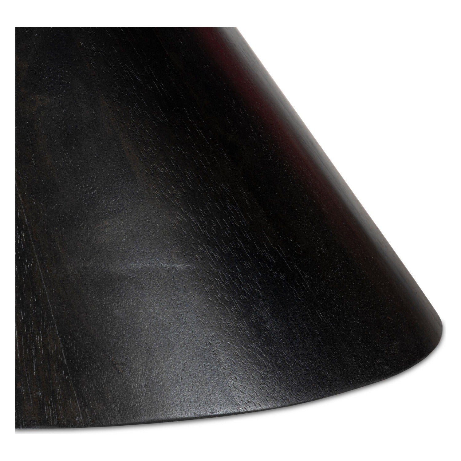 Four Hands Bibianna Worn Black Parawood Oval Dining Table