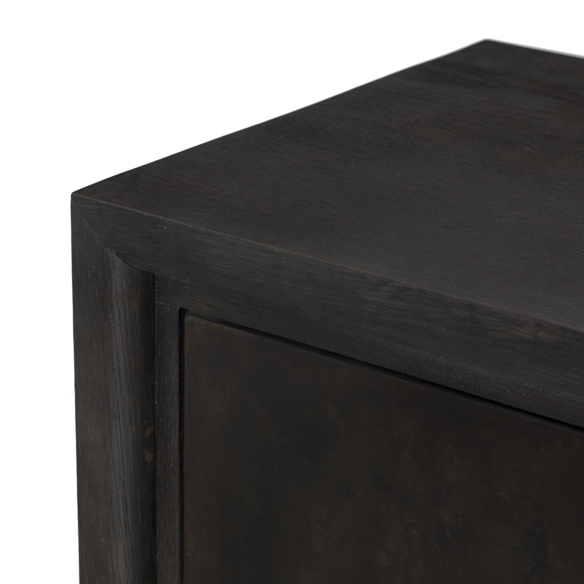 Four Hands Arlington Espresso Oak 4 Door Sideboard close-up detail 2