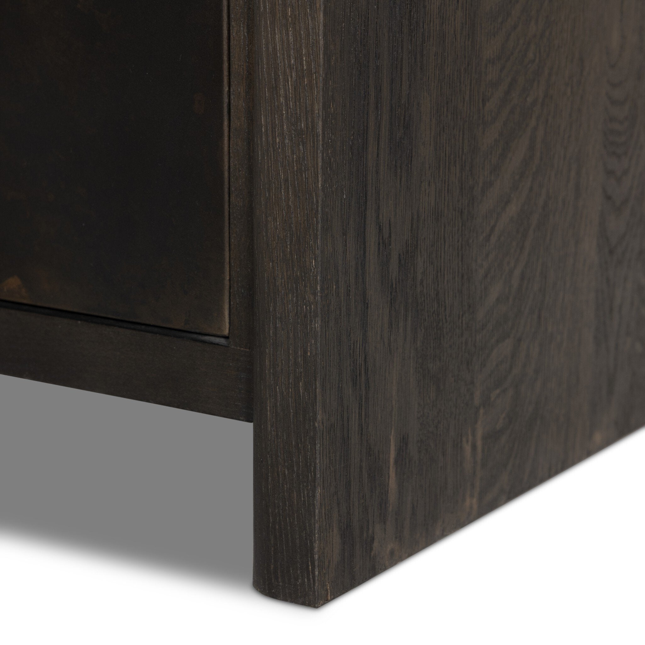 Four Hands Arlington Espresso Oak 4 Door Sideboard close-up detail 4