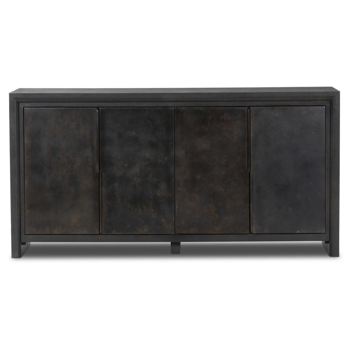 Four Hands Arlington Espresso Oak 4 Door Sideboard front view