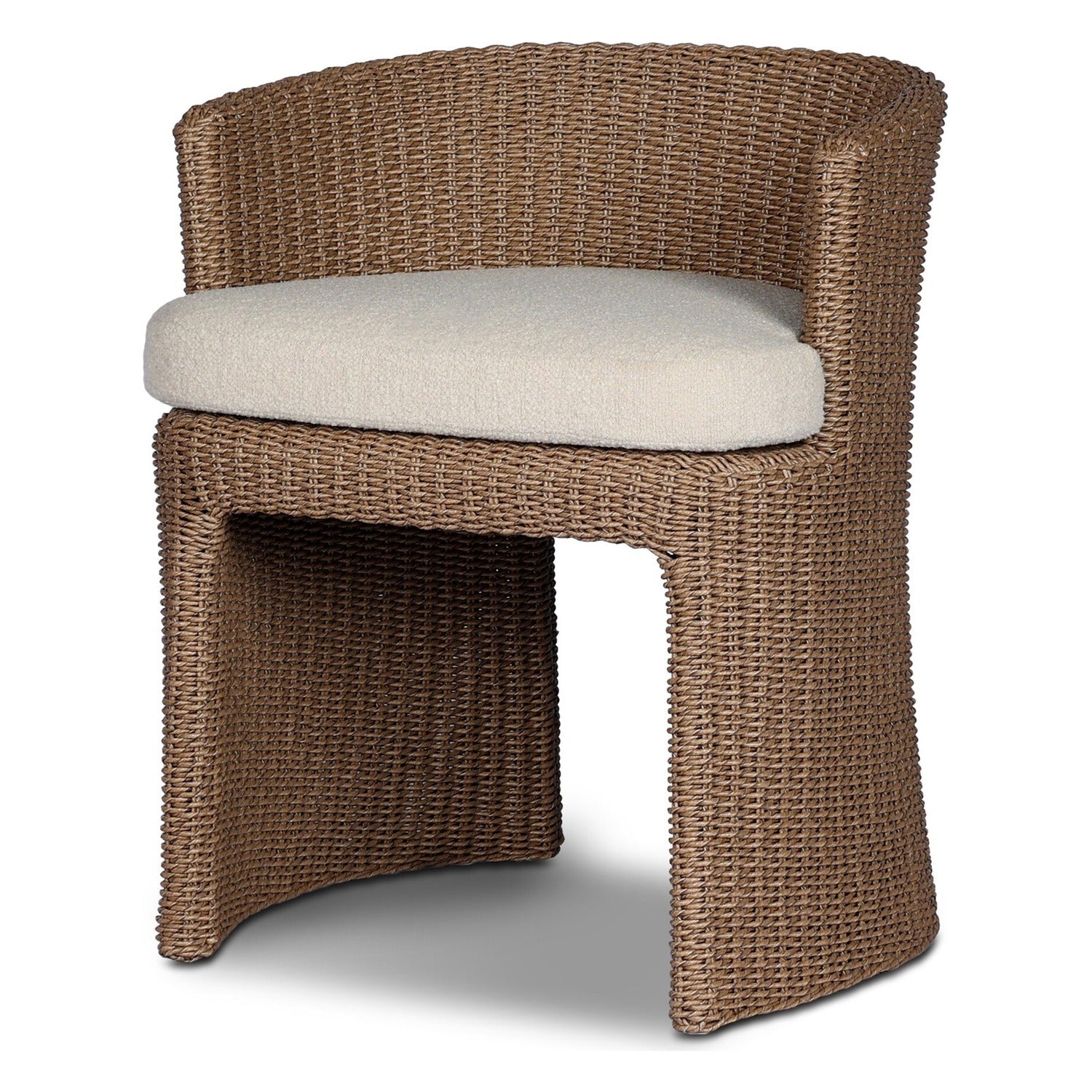 Four Hands Thora Vada Cream Outdoor Dining Chair
