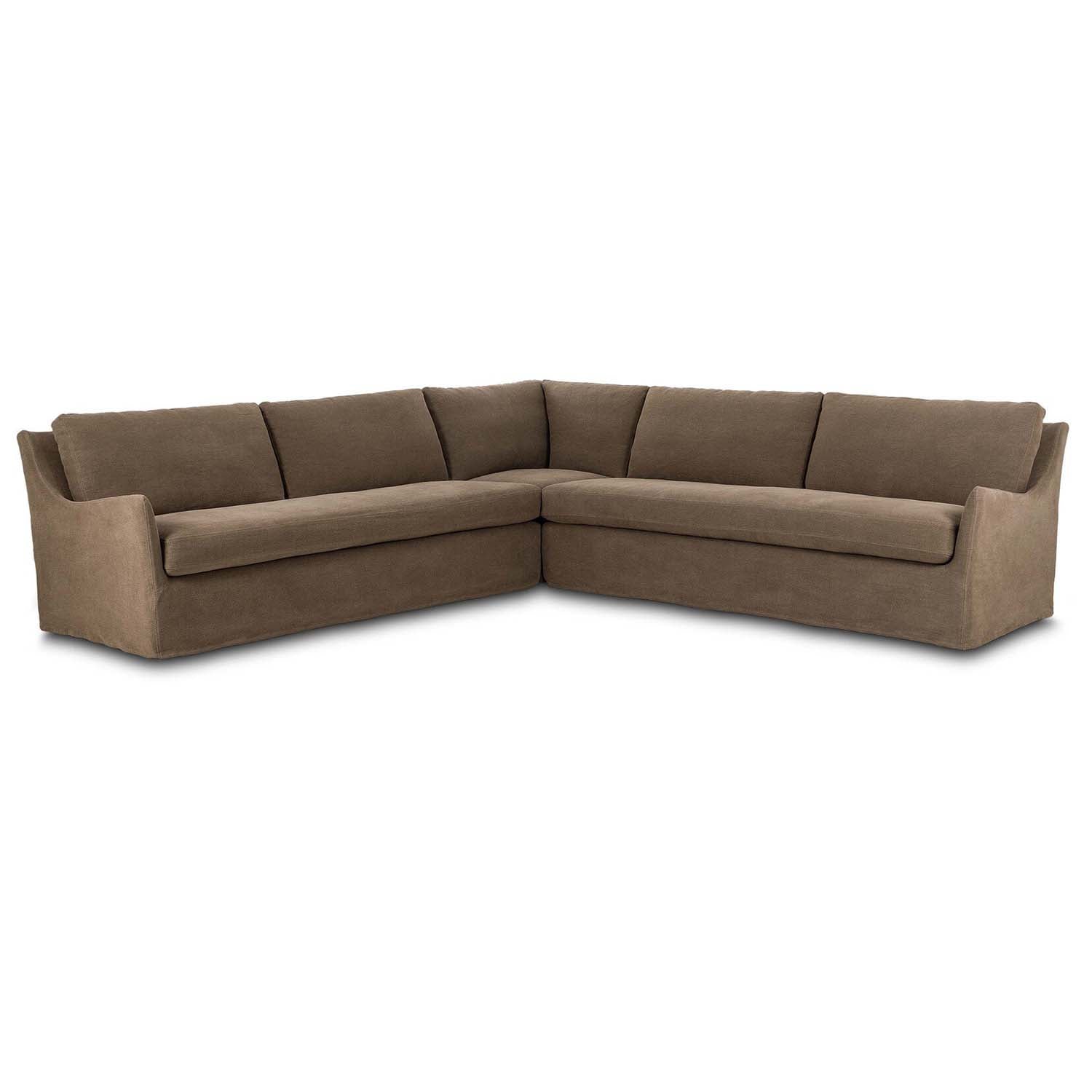 Four Hands Monette 3 Piece Sectional Sofa