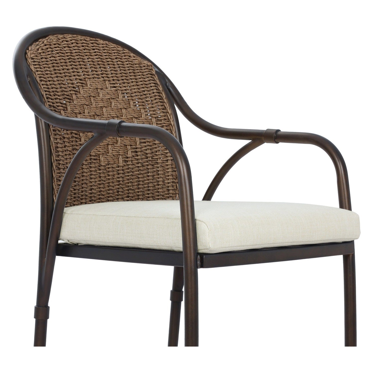 Four Hands Graciela Vada Cream Outdoor Dining Chair Set of 2