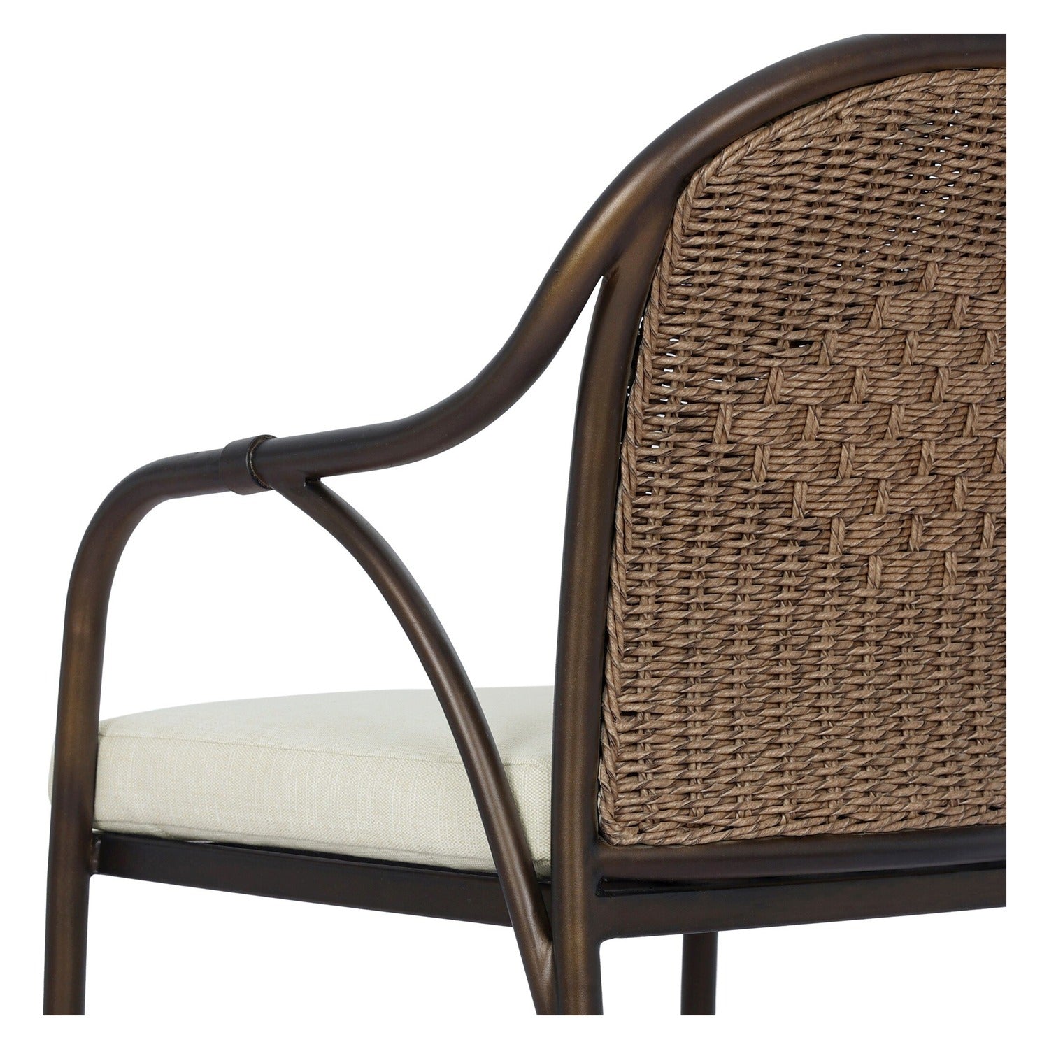 Four Hands Graciela Vada Cream Outdoor Dining Chair Set of 2