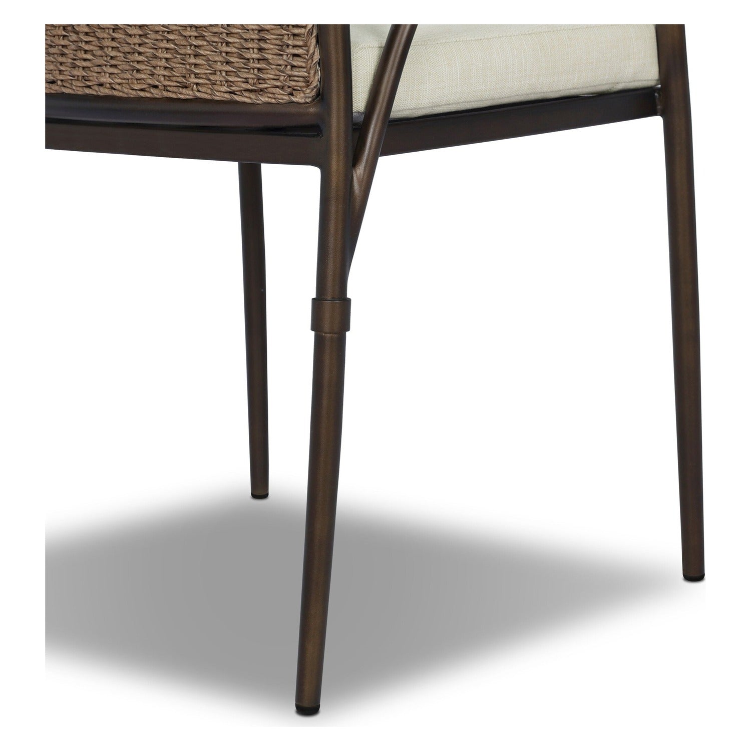 Four Hands Graciela Vada Cream Outdoor Dining Chair Set of 2