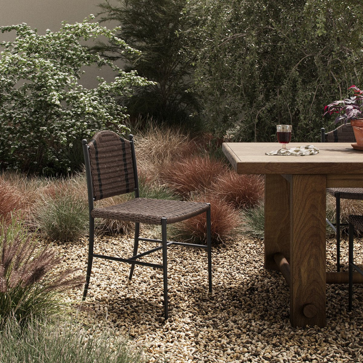 Four Hands Abel Outdoor Dining Chair Set of 2