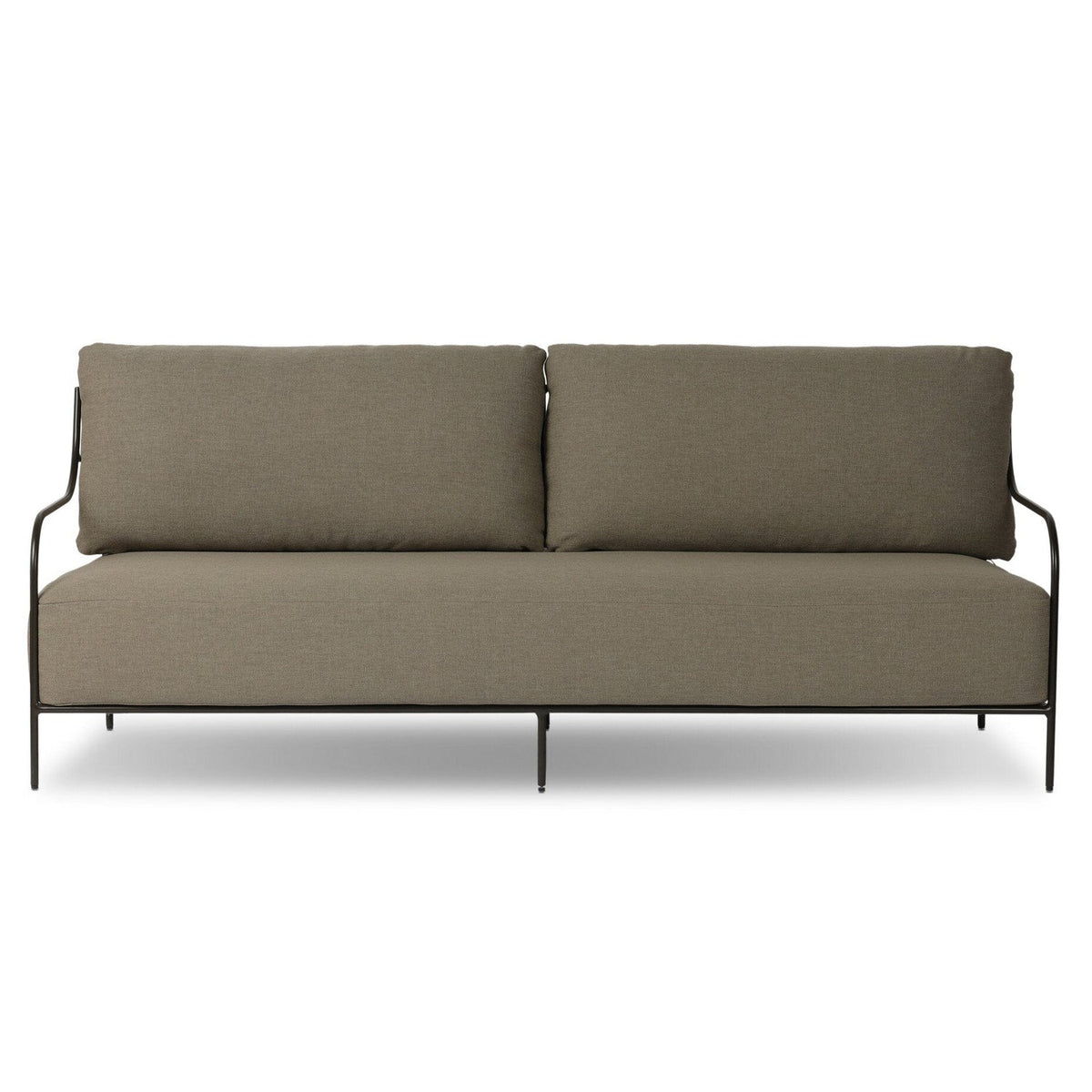 Four Hands Segovia Alessi Fawn Outdoor Sofa front view
