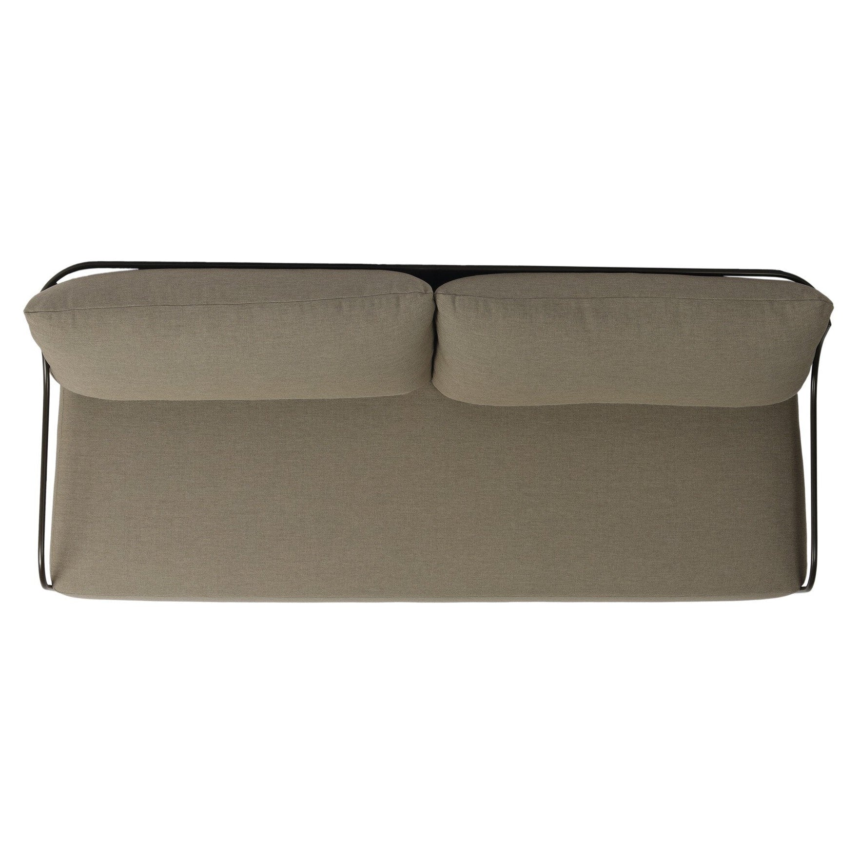 Four Hands Segovia Alessi Fawn Outdoor Sofa top view