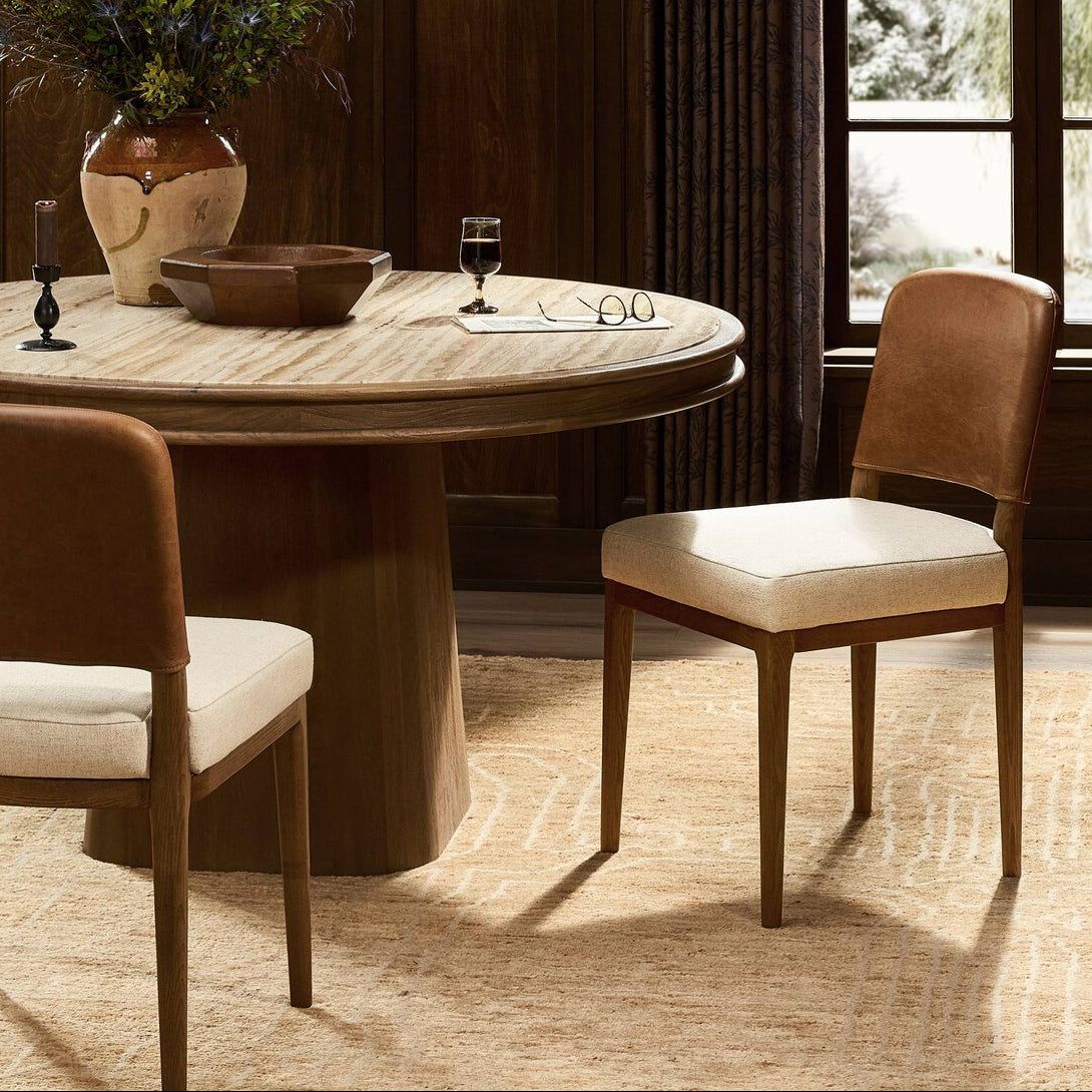 Four Hands Ryver Antwerp Natural Dining Chair Set of 2