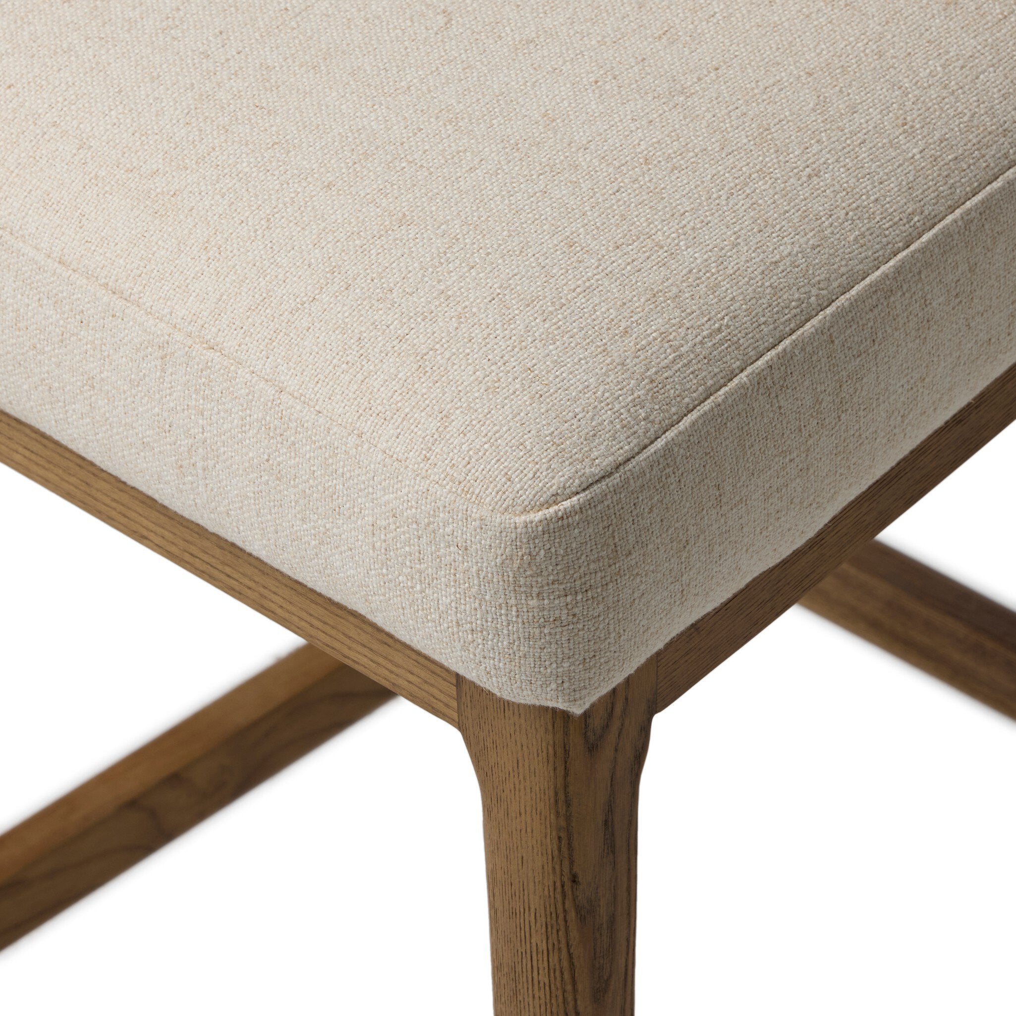 Four Hands Ryver Antwerp Natural Counter Stool close-up detail 2