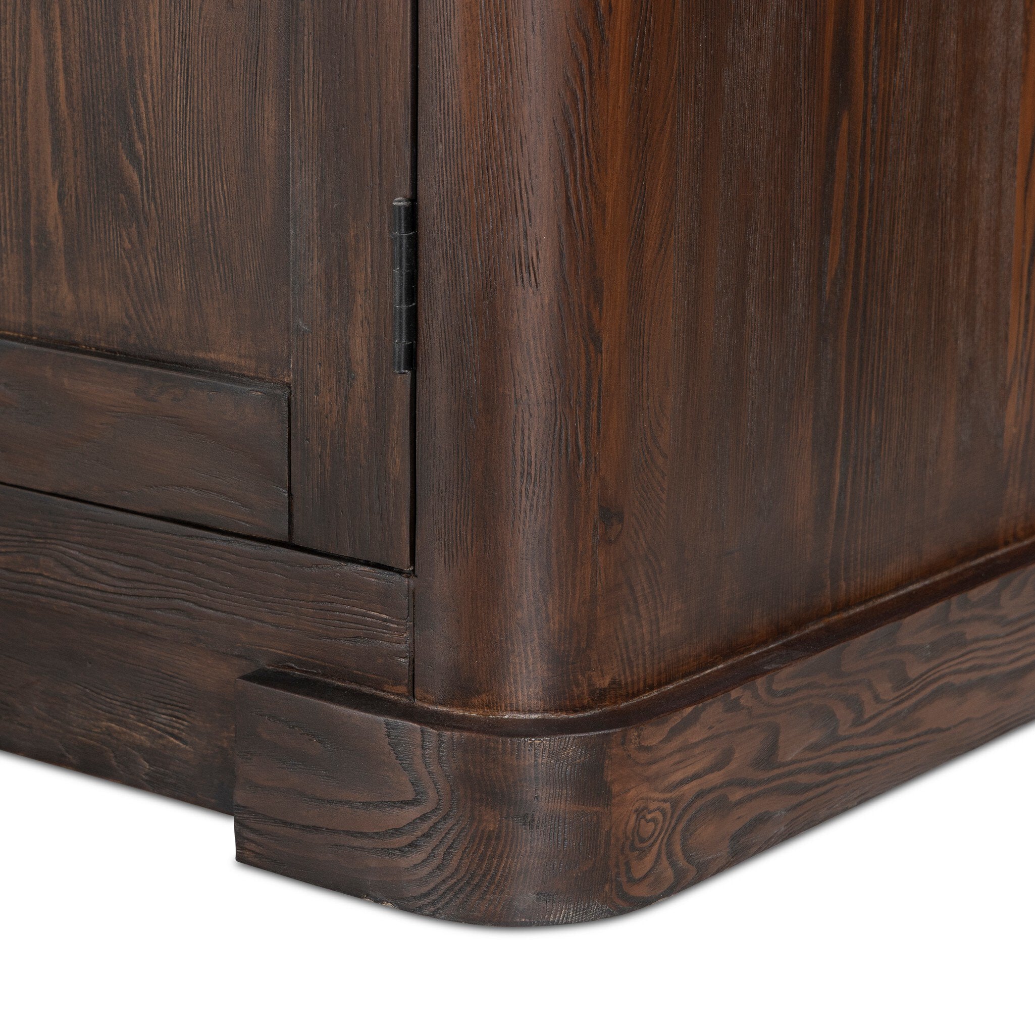 Four Hands Leopold Aged Hemlock Cabinet close-up detail 3