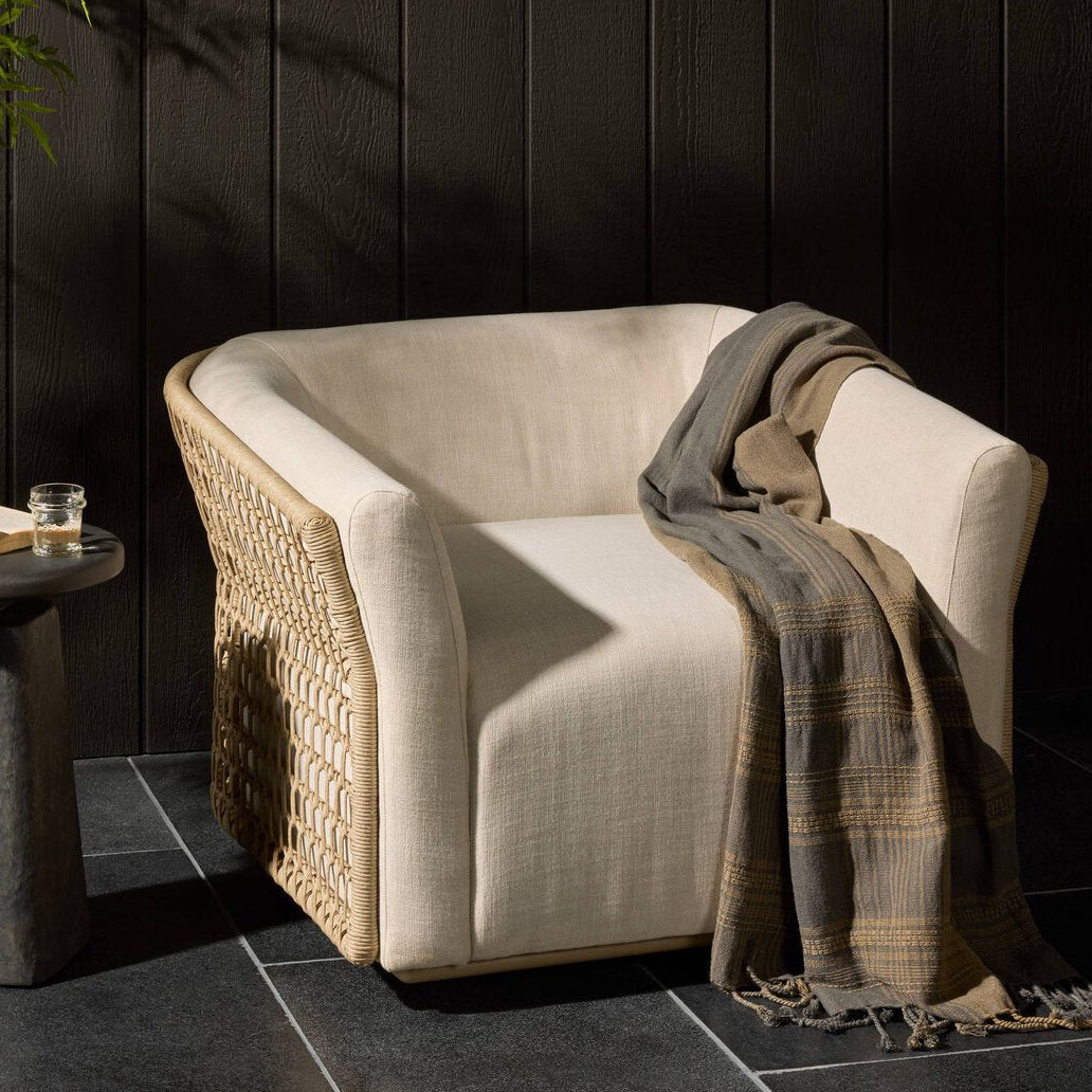 Four Hands Emilian Outdoor Swivel Chair