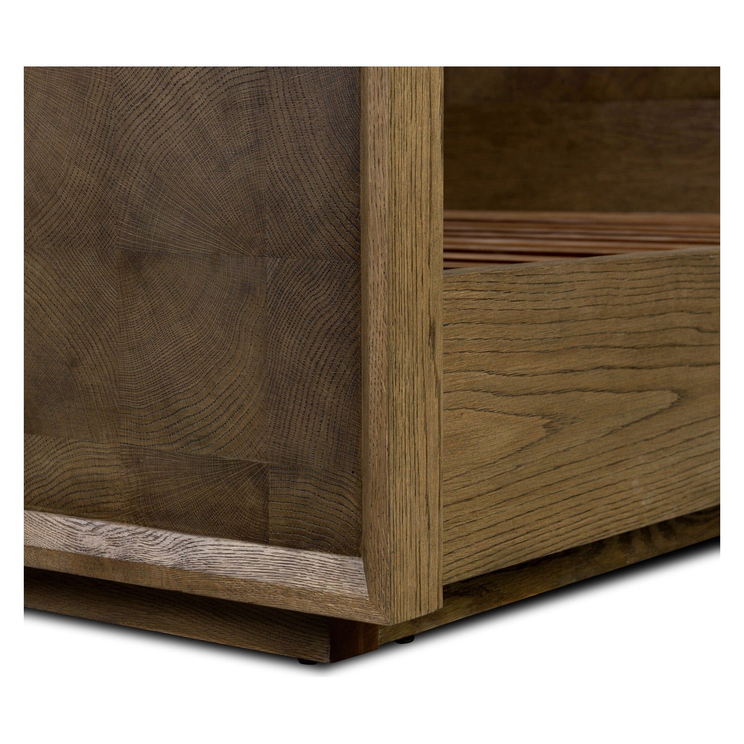 Four Hands Salta Brown Oak Thin Oyster Bed