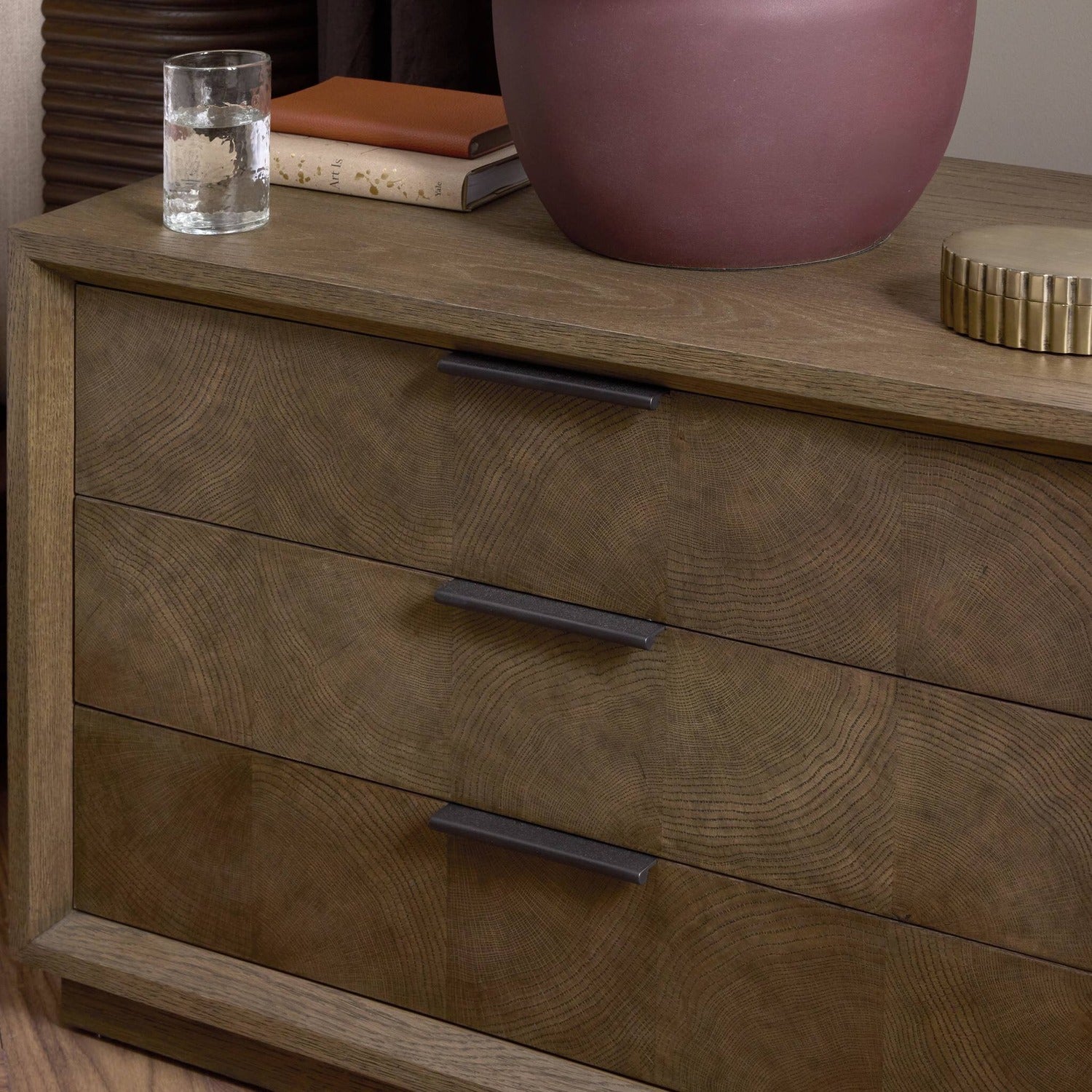 Four Hands Salta Brown Oak Nightstand