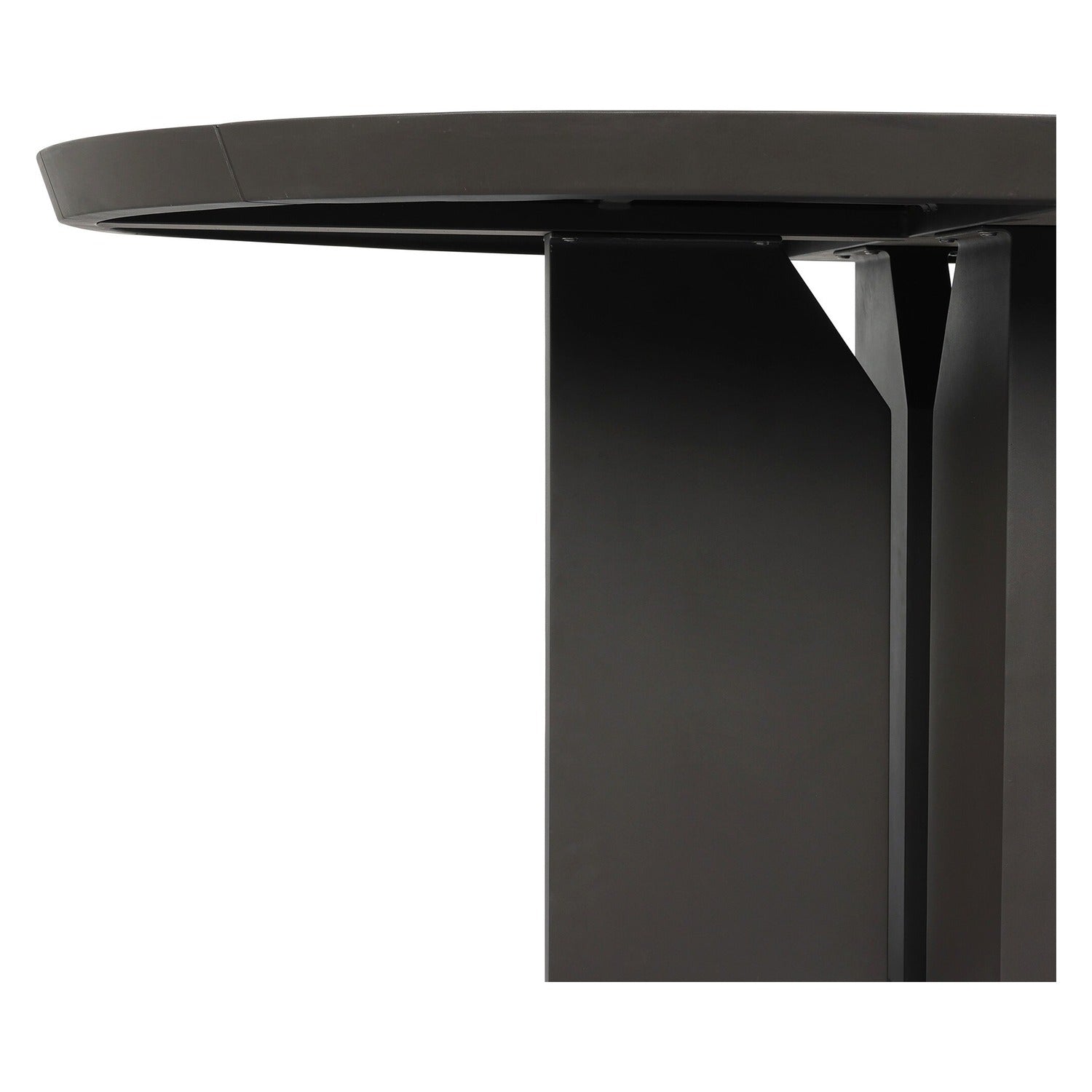 Four Hands Ernest Bronze 60in Outdoor Metal Dining Table
