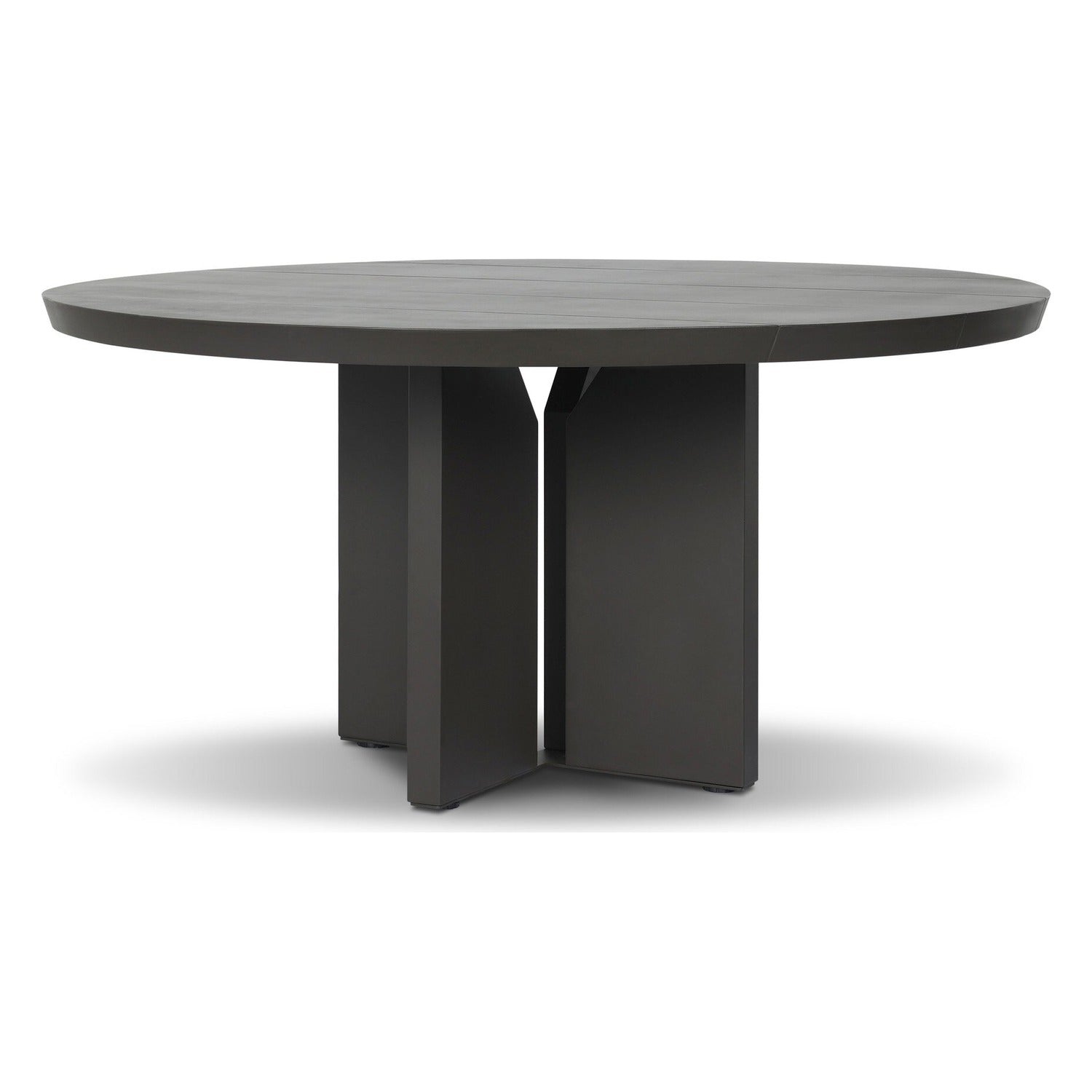 Four Hands Ernest Bronze 60in Outdoor Metal Dining Table