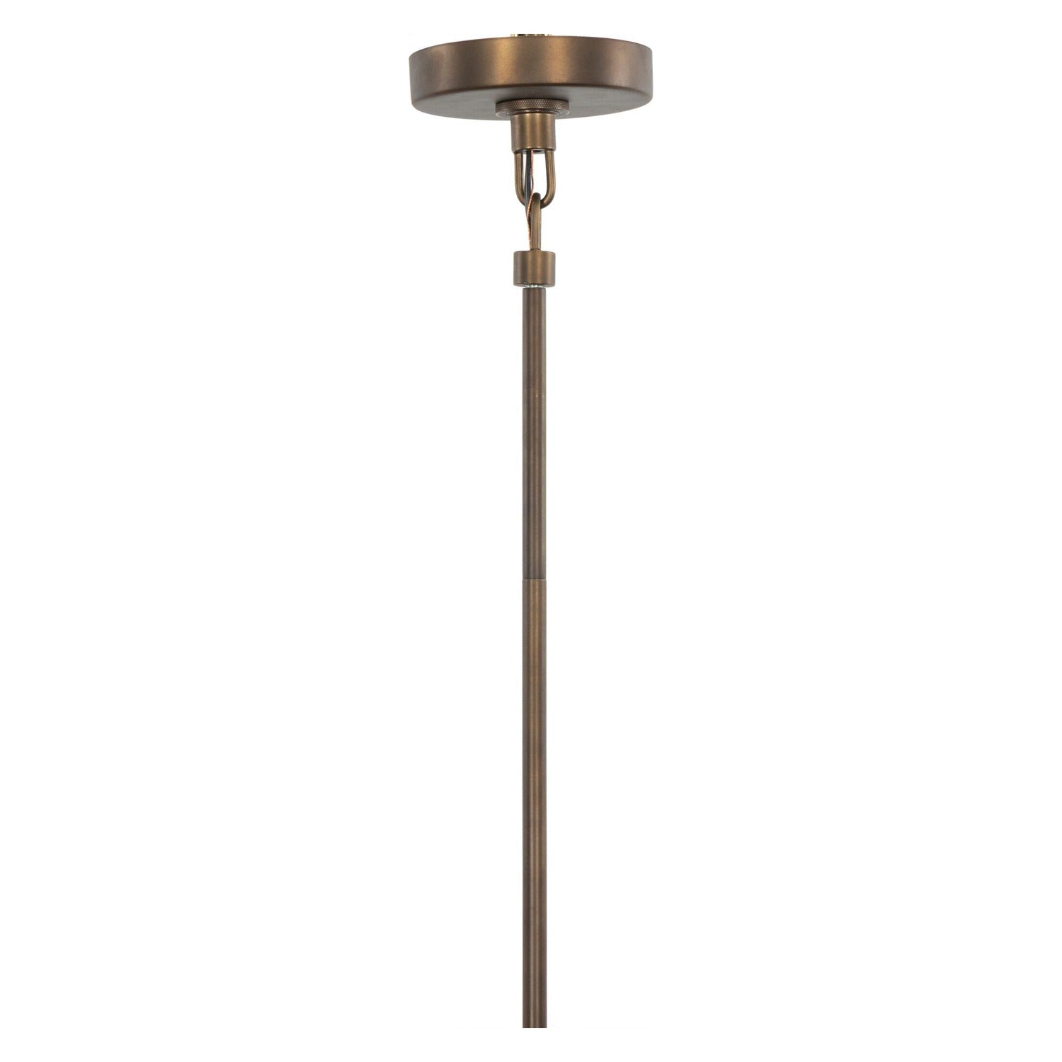 Four Hands Broma Smoked Brown Glass Pendant