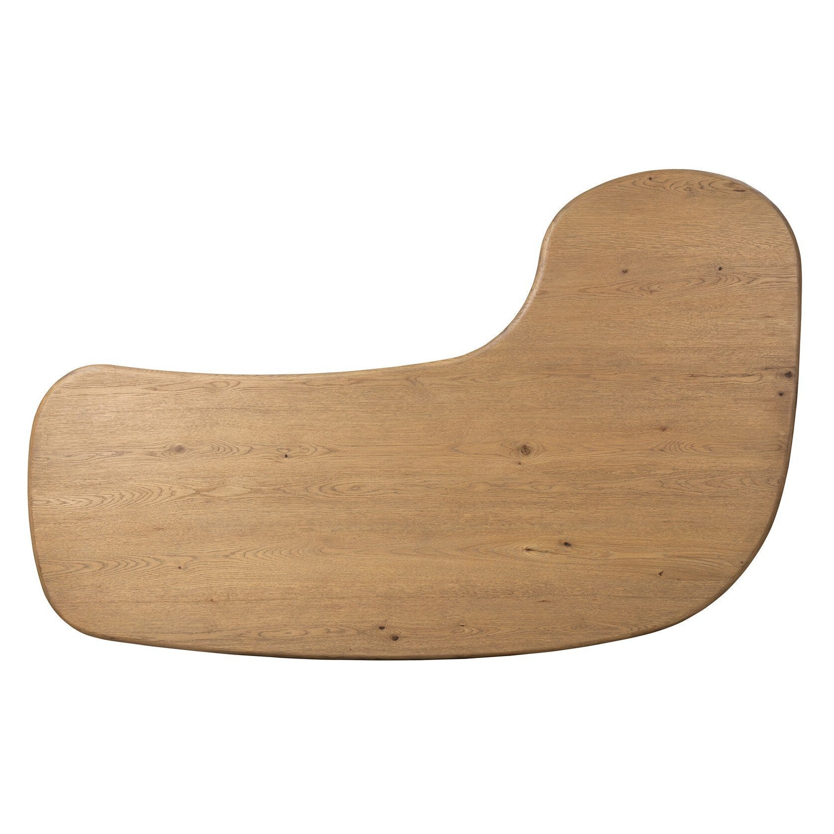 Four Hands Roan Aged Smoked Oak Desk top view