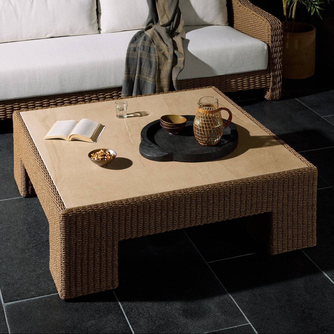 Four Hands Maris Outdoor Coffee Table