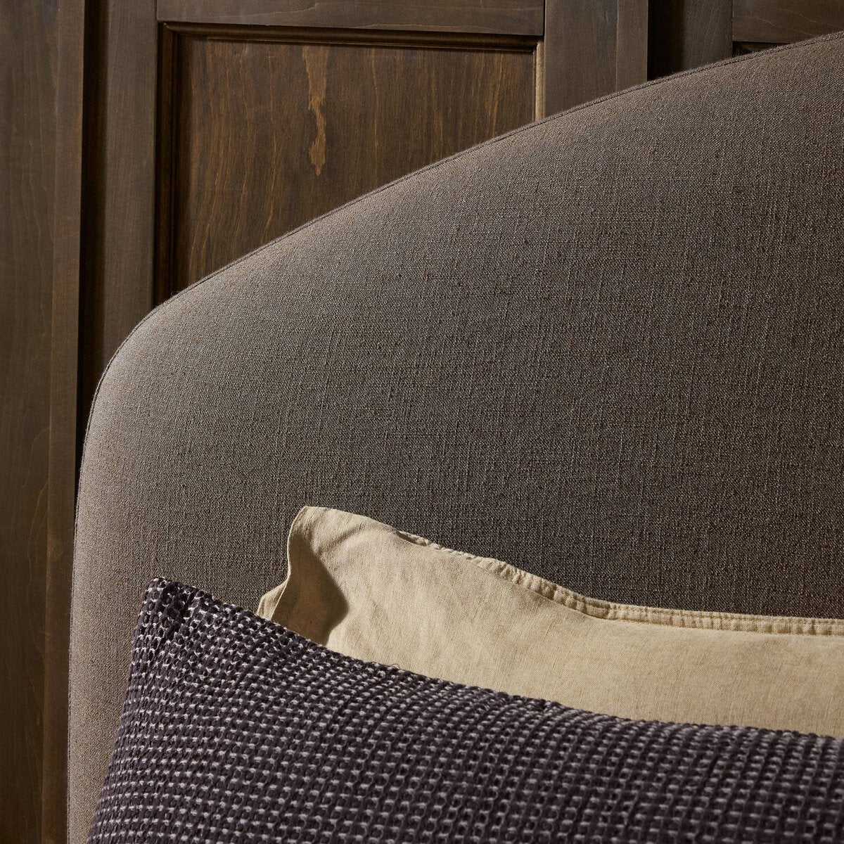 Four Hands Oasley Savoy Coffee Slipcover Bed