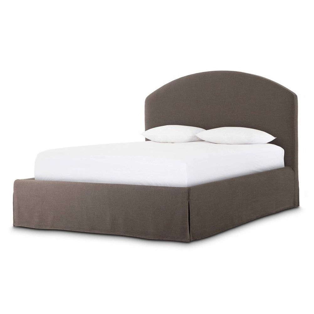 Four Hands Oasley Savoy Coffee Slipcover Bed