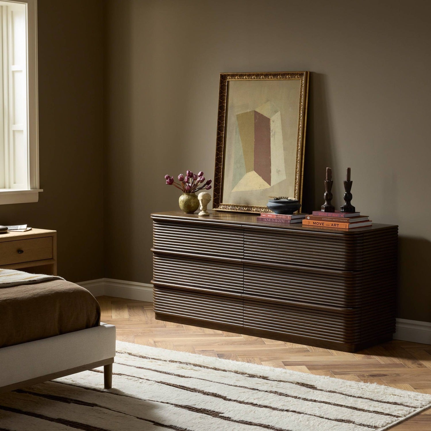 Four Hands Benny Spiced Oak 6 Drawer Dresser