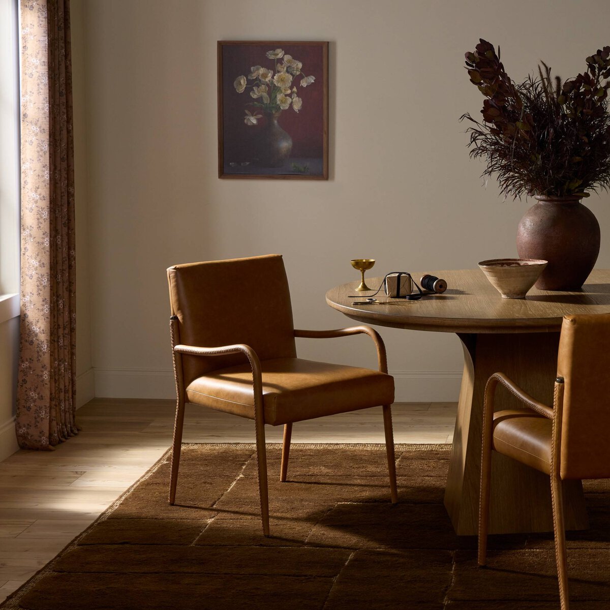 Four Hands Quill Dining Armchair