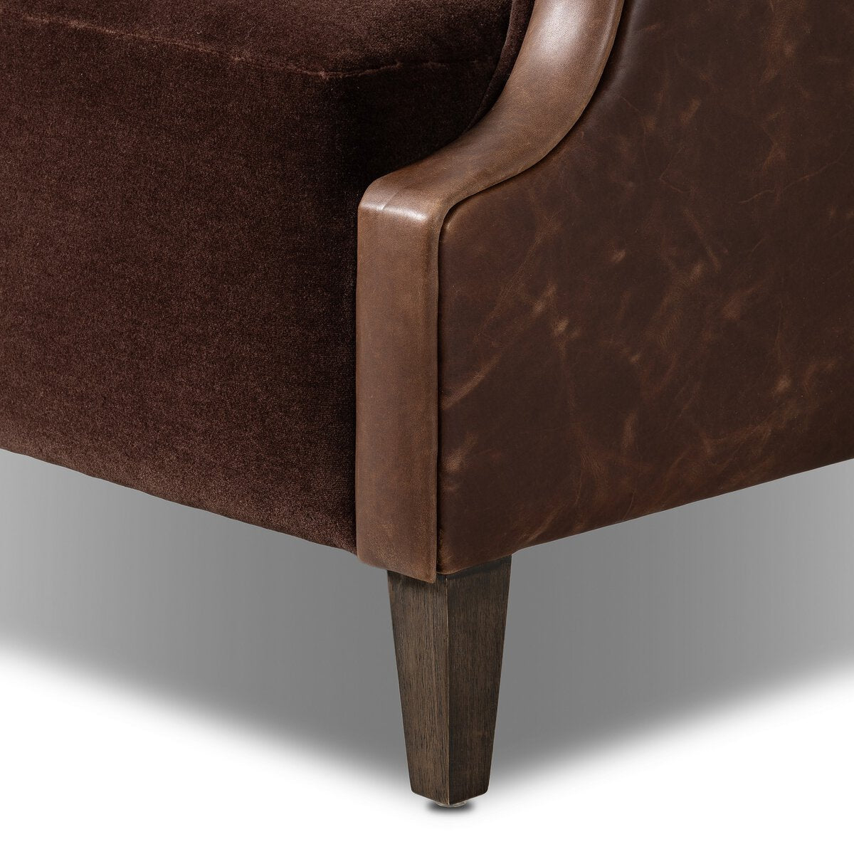 Four Hands Harvey Monte Chocolate Chair