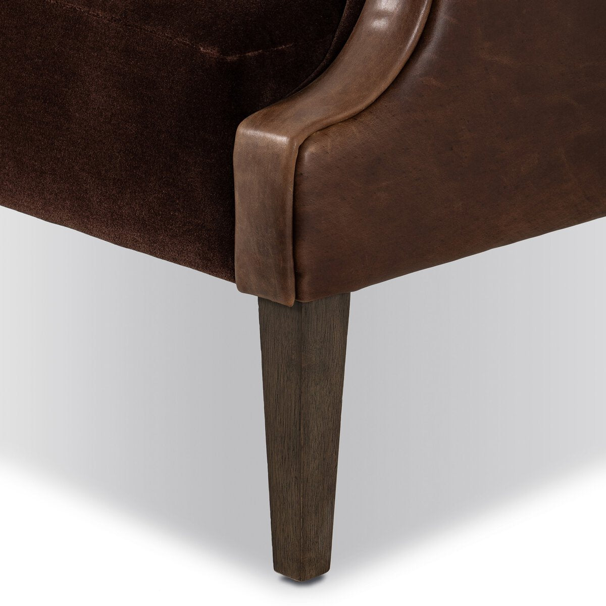 Four Hands Harvey Monte Chocolate Sofa