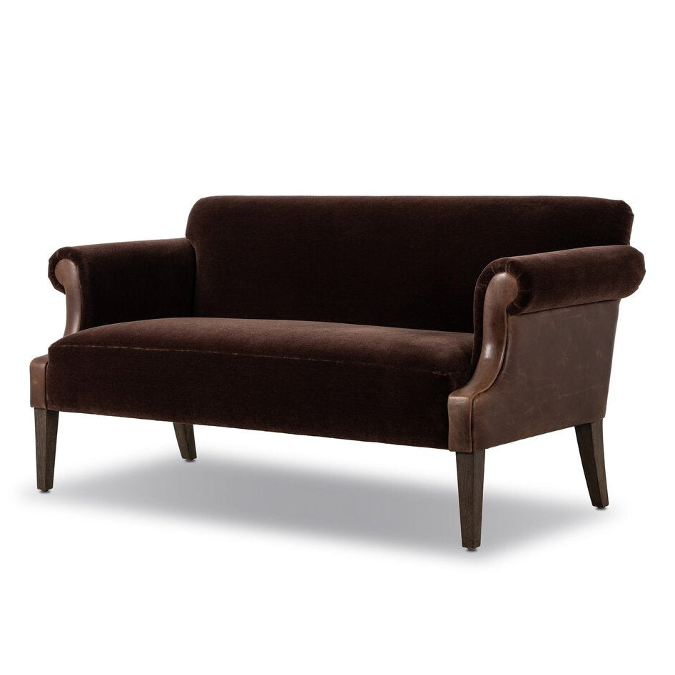 Four Hands Harvey Monte Chocolate Sofa