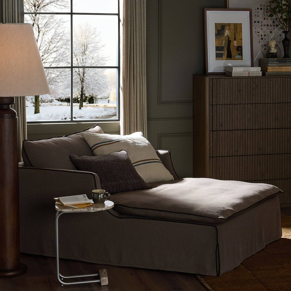 Four Hands Yates Chaise