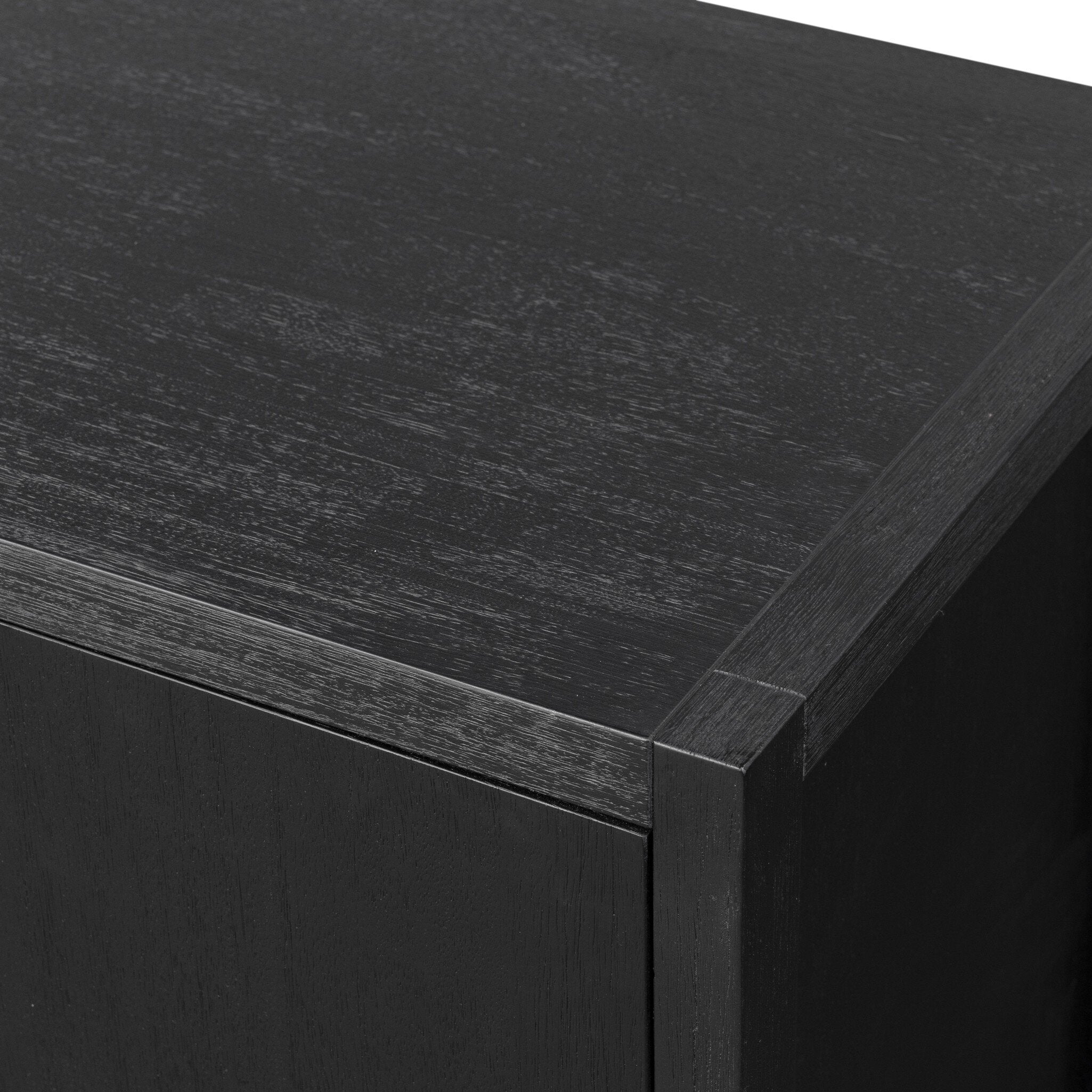 Four Hands Sullivan Black Acacia Media Console - detail 3