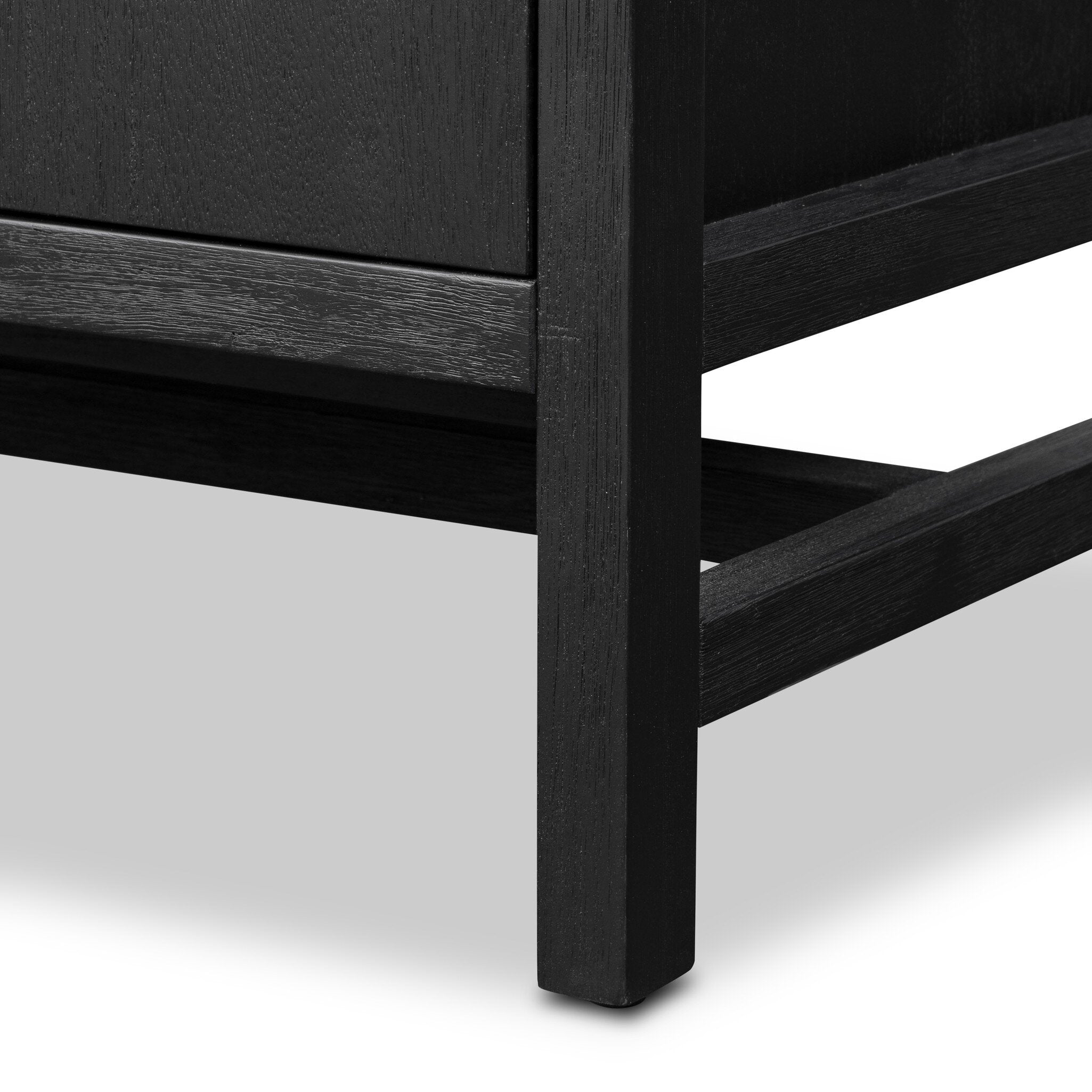 Four Hands Sullivan Black Acacia Media Console - detail 6