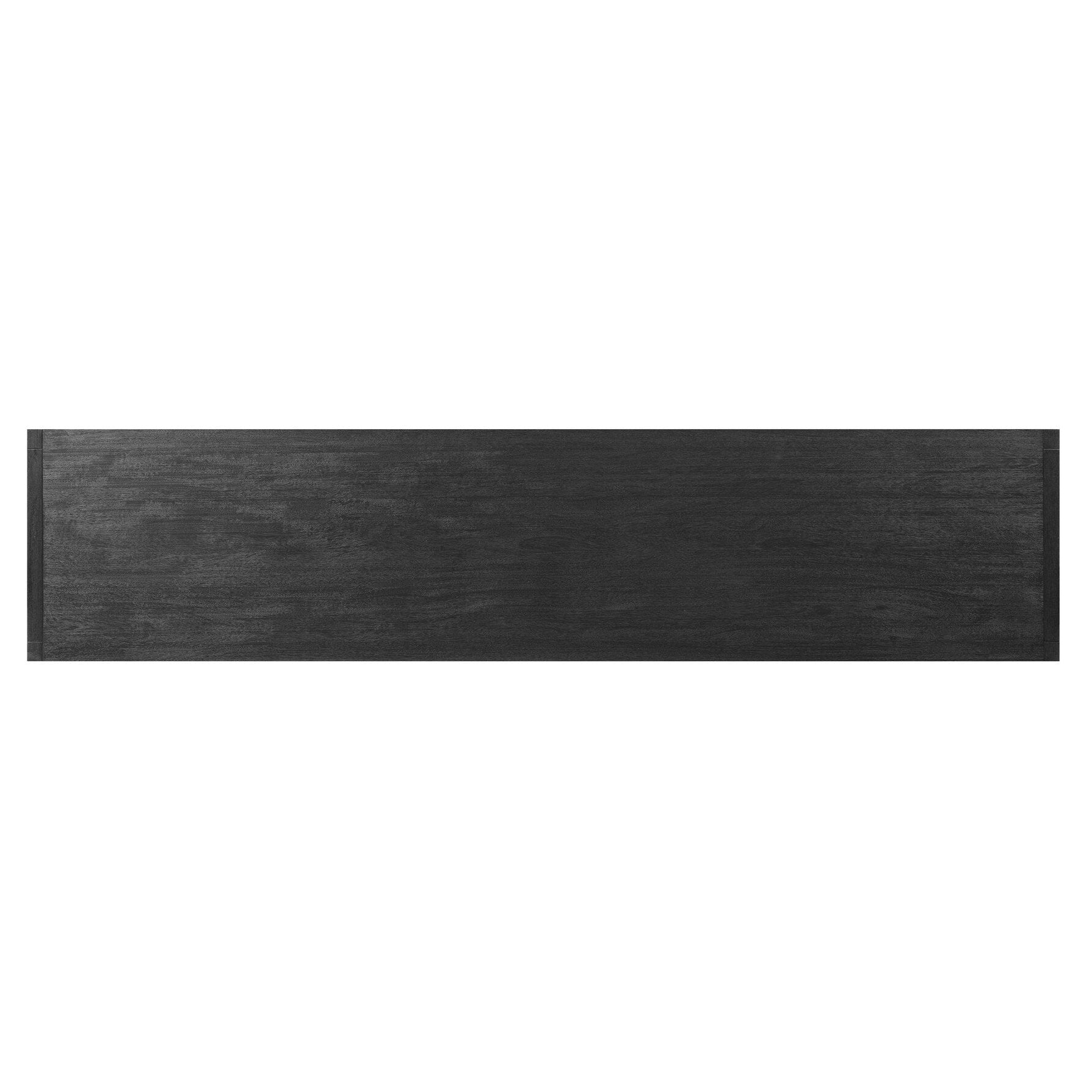 Four Hands Sullivan Black Acacia Media Console - top-down view